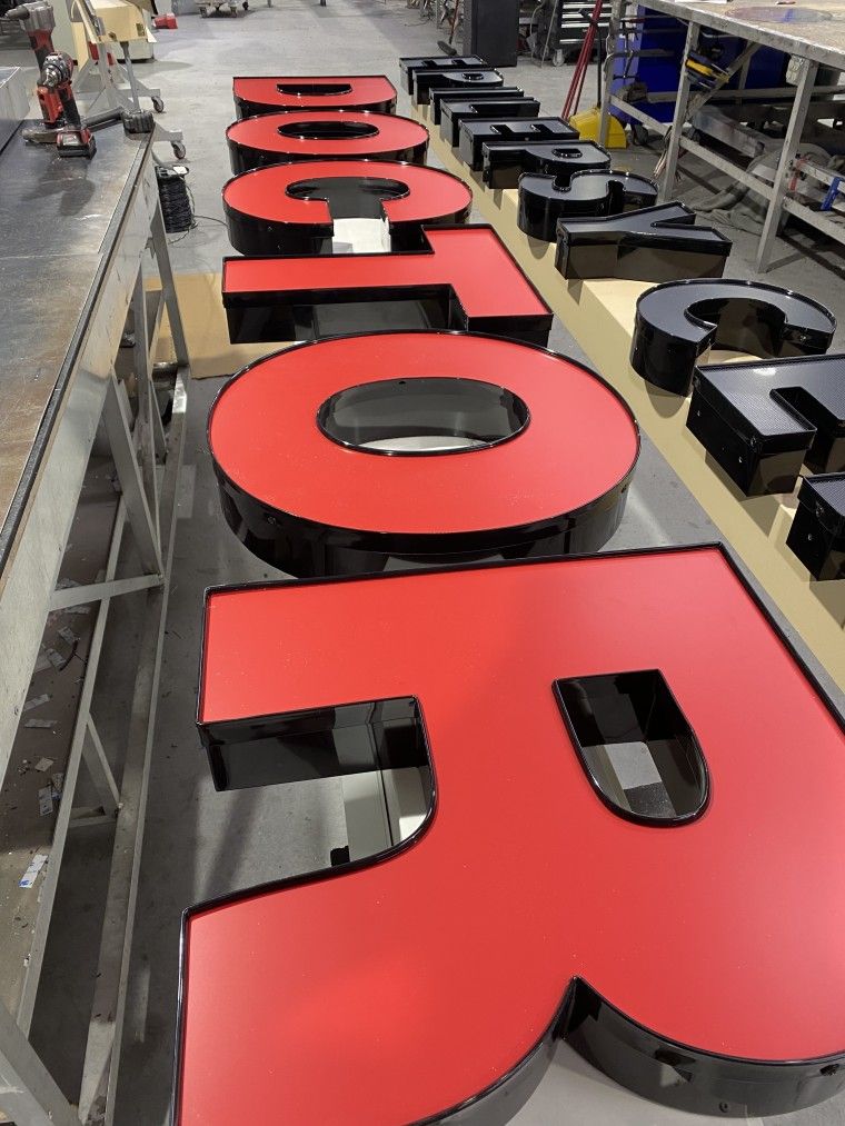 Front Lit Channel Letter Signs