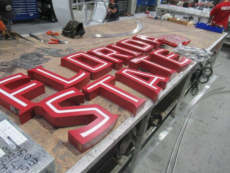 Reverse Lit Channel Letters